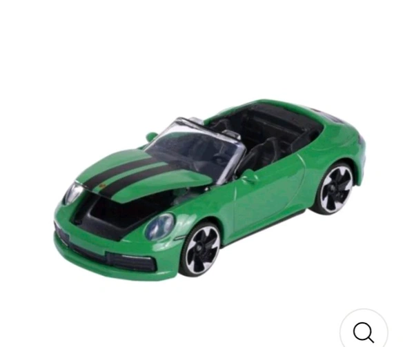 Majorette | Porsche 911 Carrera S | Diecast Car Model | Dark Green |1:64 Scale