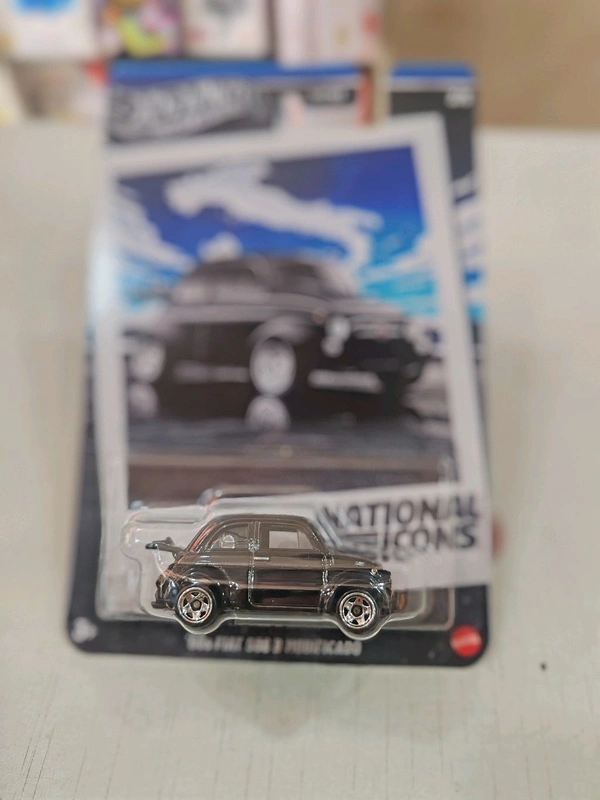 HOTWHEELS Hot Wheels SILVER SERIES | NATIONAL ICONS | '60s FIAT 500 D MODIFICADO|HRT81| 3/5