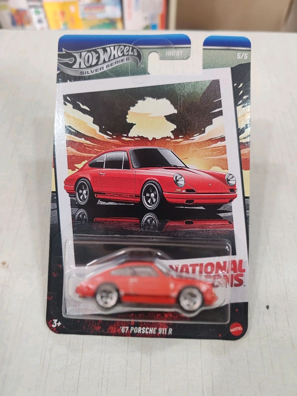 HOTWHEELS Hot Wheels SILVER SERIES | NATIONAL ICONS | '67 PORSCHE 911 R |HRT81| 5/5