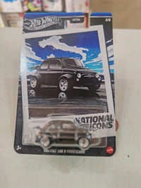 HOTWHEELS Hot Wheels SILVER SERIES | NATIONAL ICONS | SET OF 5 CARS |'60s FIAT 500 D MODIFICADO| 1971 NISSAN SYLINE HT 2000 GT-R |'67 PORSCHE 911 R | FORD GT40 |JAGUAR LIGHTWEIGHT E-TYPE | HRT81