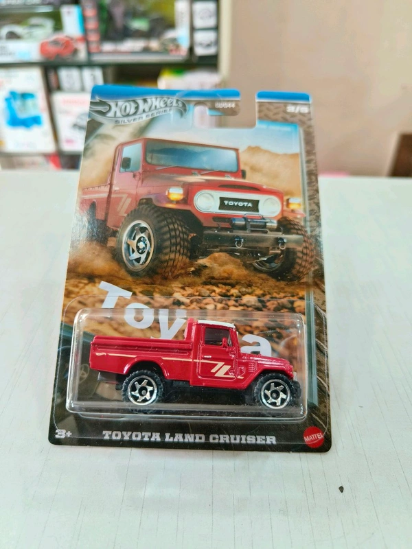 HOTWHEELS Hot Wheels SILVER SERIES | TOYOTA TRUCKS | SET OF 5 CARS |TOYOTA LAND CRUISER| TOYOTA LAND CRUISER 80 | '10 TOYOTA TUNDRA | TOYOTA OFF-ROAD TRUCK | '20 TOYOTA TACOMA | GDG44