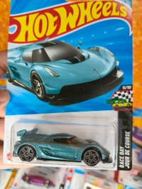 Hot Wheels 1:64 Scale | 2020 KOENIGSEGG JESKO | Race Day | Blue Grey | Case M | 125/250
