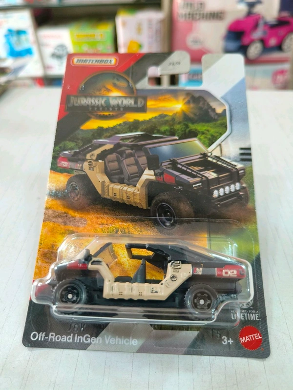 MATCHBOX  | OFF-ROAD INGEN VEHICLE | JURASSIC WORLD REBIRTH | JGL59