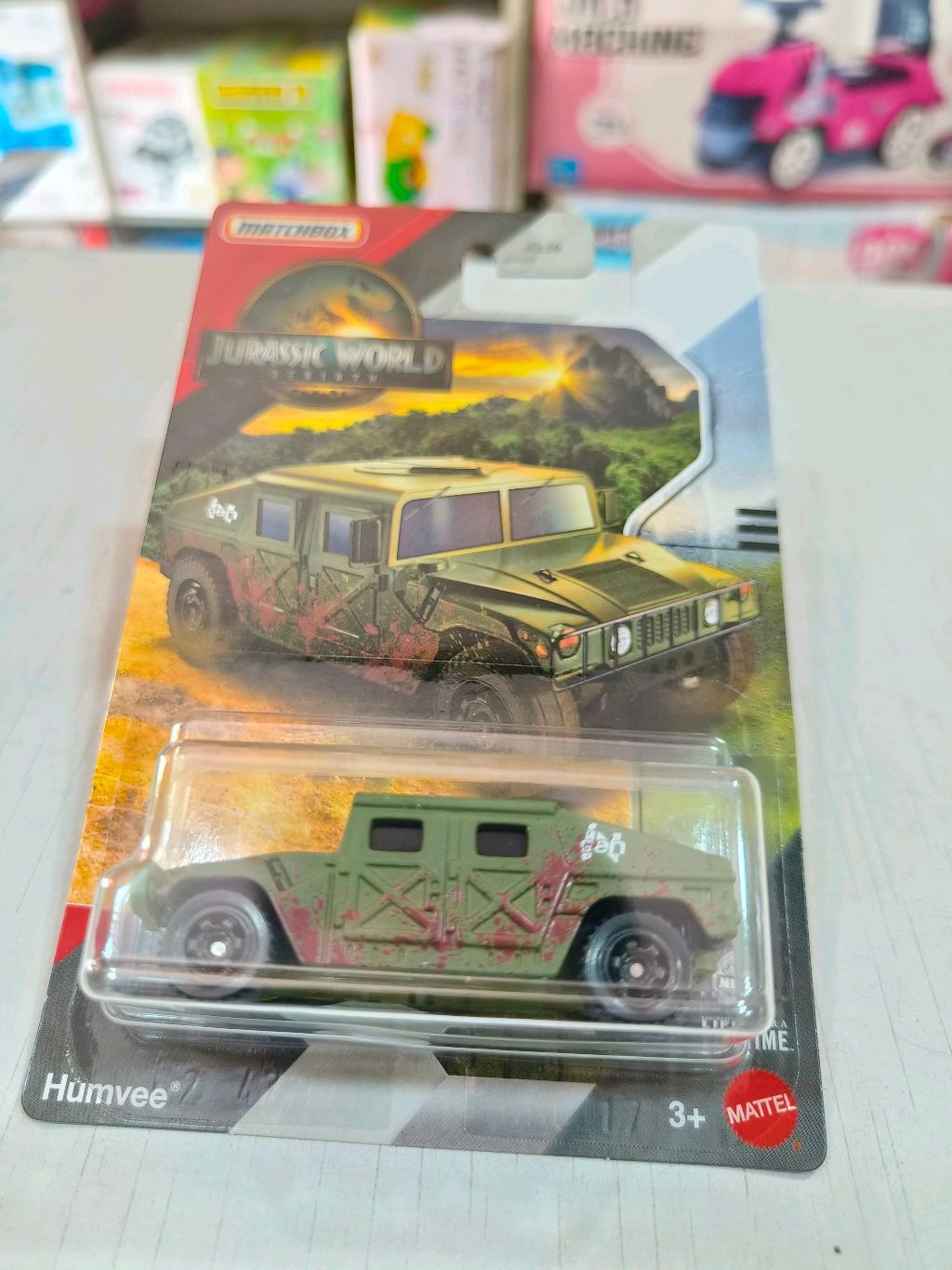 Set Matchbox Jurassic World Rebirth 2025 – 9 Véhicules + Jeep, échelle 1:64, Neuf Sous Blister