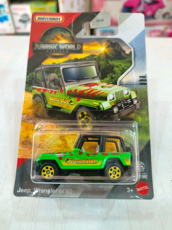 MATCHBOX  | Jeep Wrangler (#18) | JURASSIC WORLD REBIRTH | JGL59