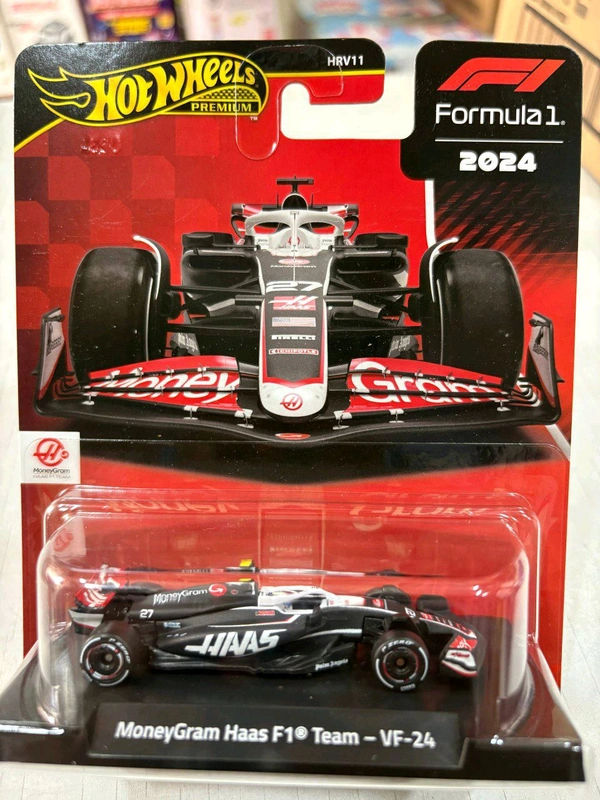 HOTWHEELS Hot wheels Premium 2025 | MoneyGram Haas F1® Team - VF-24 | FORMULA 1  | HRV11