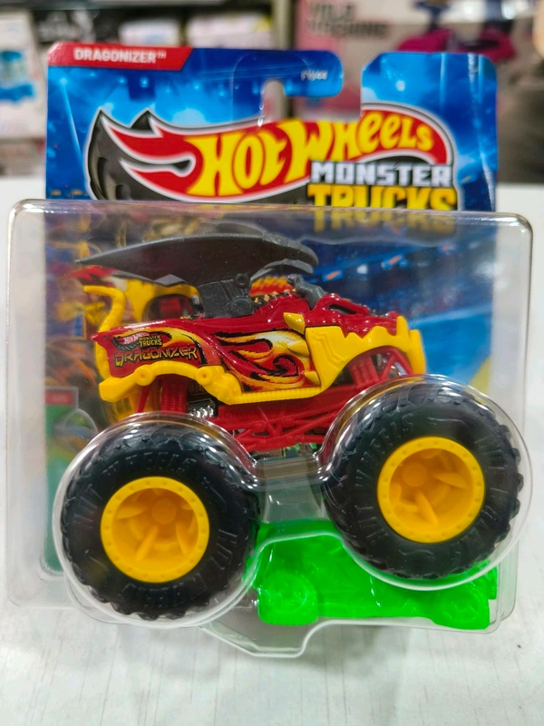 DRAGONIZER | BEAST BASHERS | HOT WHEELS MONSTER TRUCKS 1:64 SCALE | FYJ44