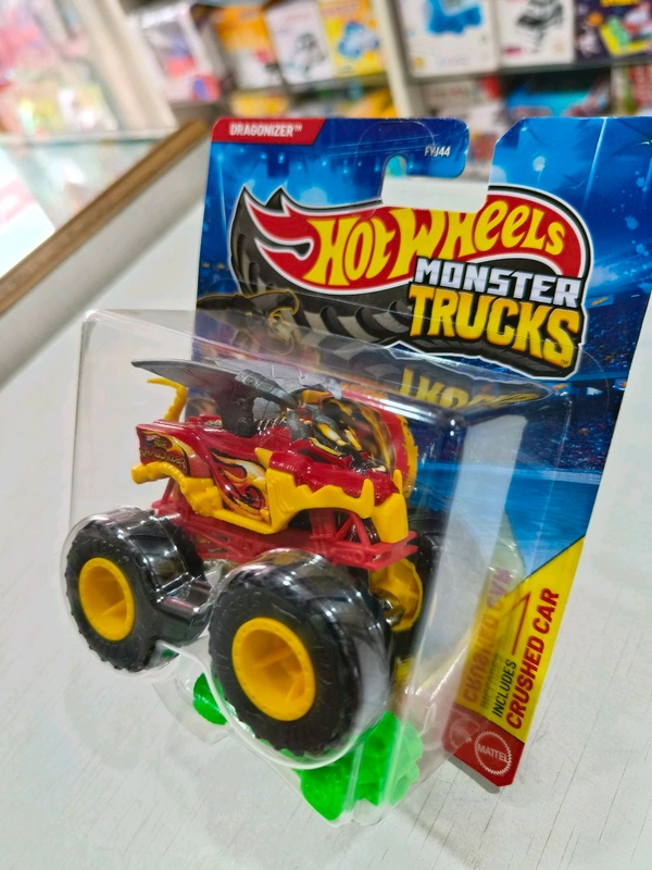 DRAGONIZER | BEAST BASHERS | HOT WHEELS MONSTER TRUCKS 1:64 SCALE | FYJ44