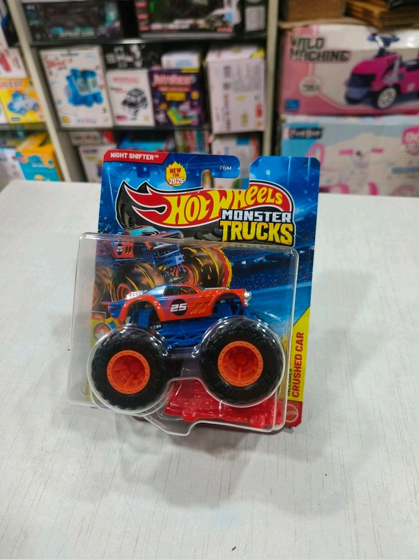 NIGHT SHIFTER | HALF HAZARDS | HOT WHEELS MONSTER TRUCKS 1:64 SCALE | FYJ44