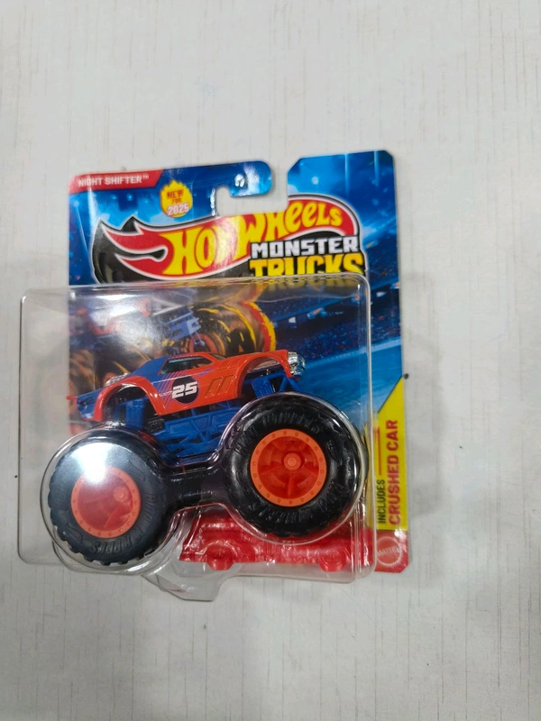NIGHT SHIFTER | HALF HAZARDS | HOT WHEELS MONSTER TRUCKS 1:64 SCALE | FYJ44