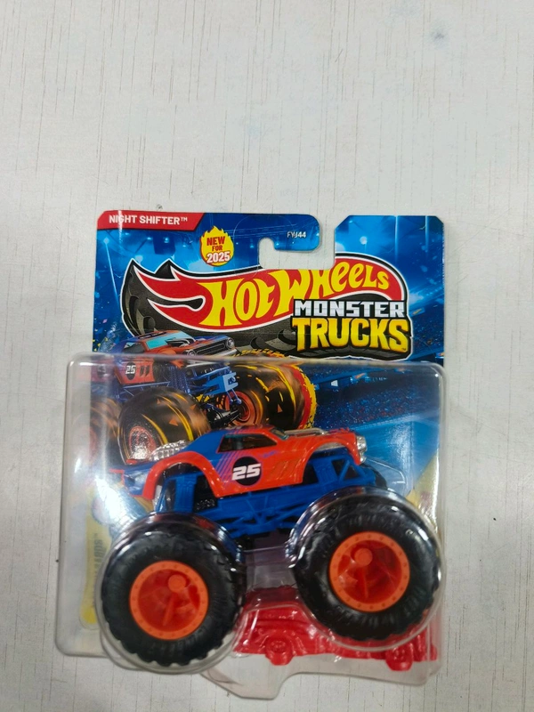 NIGHT SHIFTER | HALF HAZARDS | HOT WHEELS MONSTER TRUCKS 1:64 SCALE | FYJ44