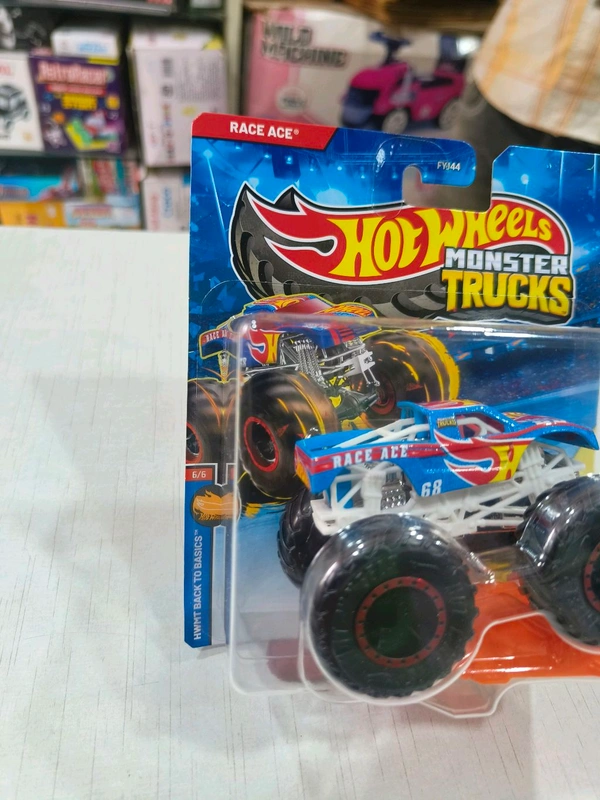 RACE ACE | HWMT BACK TO BASICS | HOT WHEELS MONSTER TRUCKS 1:64 SCALE | FYJ44