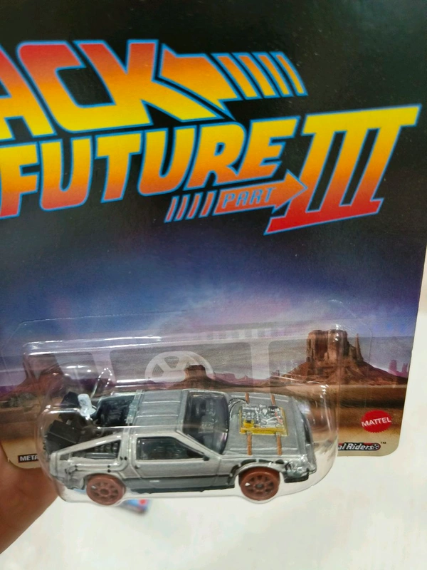 HOTWHEELS Hotwheels Premium 2025 | BACK TO THE FUTURE TIME MACHINE -1955 | BACK TO THE FUTURE PART III | REAL RIDERS | Pop culture | HXD63