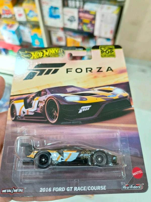 HOT WHEELS Hotwheels Premium 2025 | 2016 FORD GT RACE / COURSE | FORZA | REAL RIDERS | Pop culture | HXD63