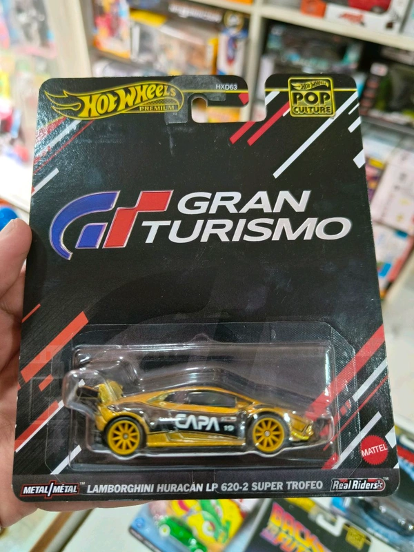 HOT WHEELS Hotwheels Premium 2025 | LAMBORGHINI HURACAN LP 620-2 SUPER TROFEO | GRAN TURISMO | REAL RIDERS | Pop culture | HXD63