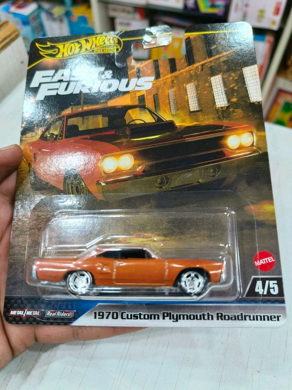 HOT WHEELS Hotwheels Premium 2025 | 1970 CUSTOM PLYMOUTH ROADRUNNER | FAST & FURIOUS | REAL RIDERS | HNW46