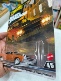 HOT WHEELS Hotwheels Premium 2025 | 1970 CUSTOM PLYMOUTH ROADRUNNER | FAST & FURIOUS | REAL RIDERS | HNW46