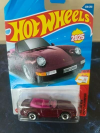 Hot Wheels PORSCHE 911 TURBO CABRIOLET | Then And Now | Amethyst Metallic | 10/10 | 239/250