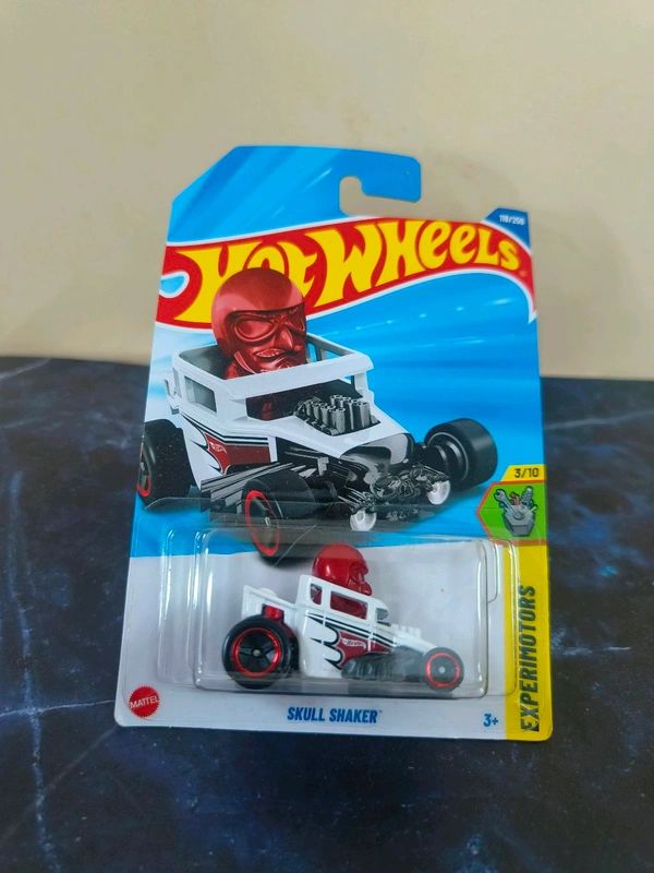 Hot Wheels SKULL SHAKER | Experimotors | White | 3/10 | 118/250
