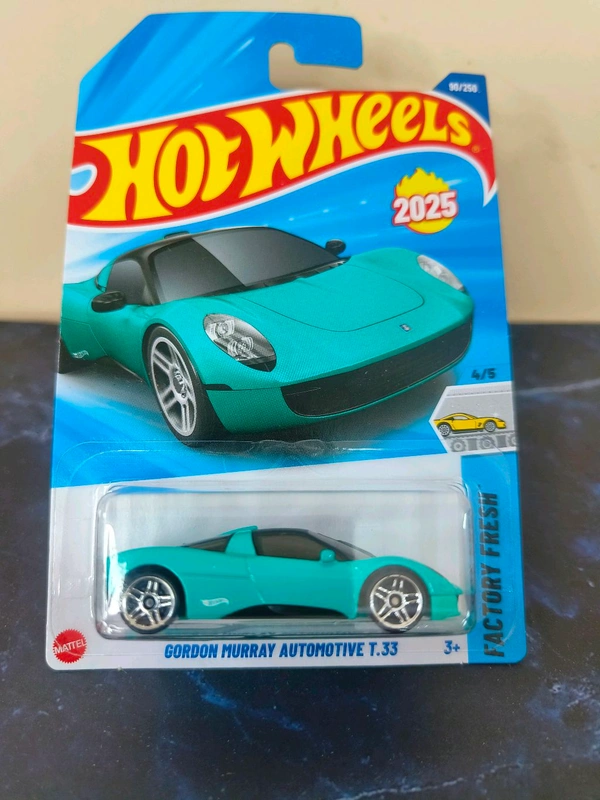 Hot Wheels GORDON MURRAY AUTOMOTIVE T.33 | Factory Fresh | Light Blue | 4/5 | 90/250