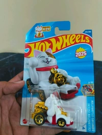 Hot Wheels FELINE LUCKY | Celebration Racers | White| 9/10 | 234/250