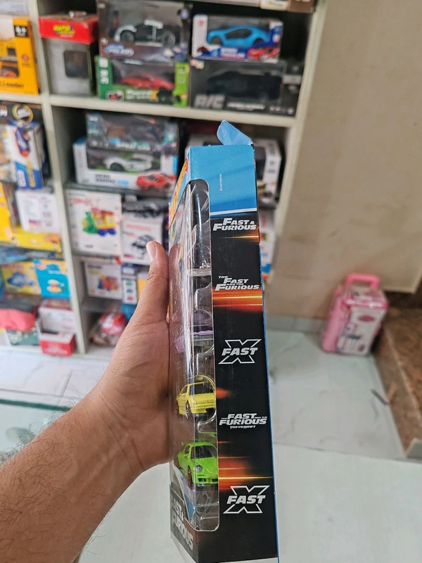 HOTWHEELS Fast & Furious Pack of 5 | 70 Dodge Charger RT | 1966 Chevrolet Impala | Porsche 911 GT3 RS | '68 Plymouth Barracuda Formula S | Nissan Silvia (S13) 