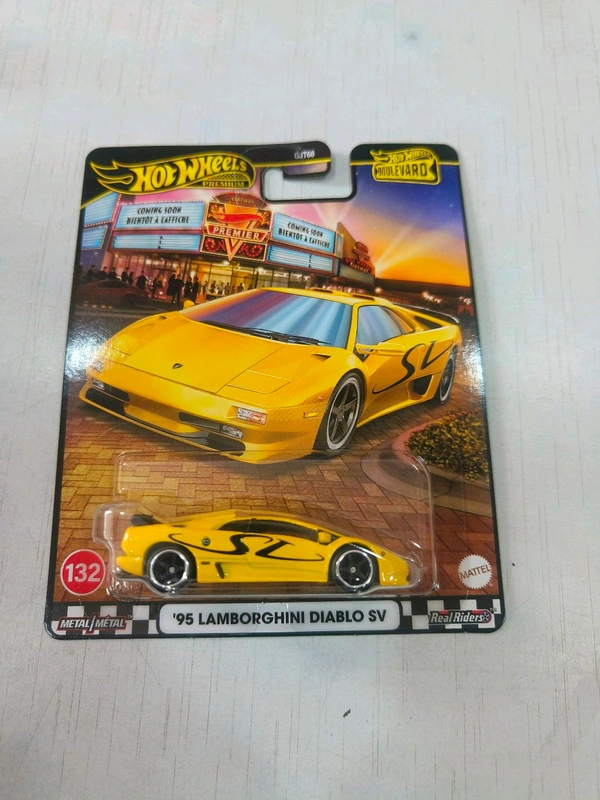 HOTWHEELS '95 LAMBORGHINI DIABLO SV | '94 NISSAN PRIMERA | '80 MERCEDES - BENZ 500 SLC RALLYE | MITSUBISHI PAJERO EVOLUTION | '77 PONTIAC FIREBIRD TA | SET OF 5 | BOULEVARD | Hot wheels Premium 2025 | GJT68