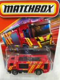 MATCHBOX | SCANIA XT FIRE TRUCK / CAMION DE POMPIERS | SCANIA | 58/125