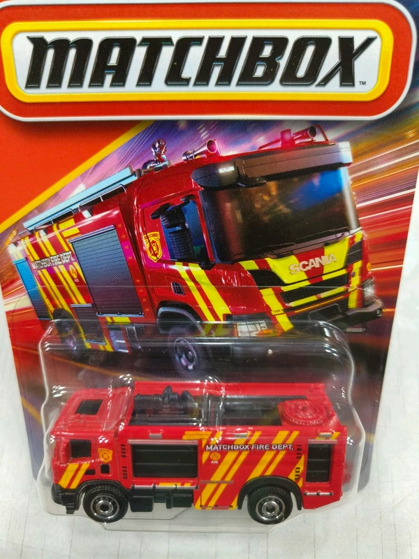 MATCHBOX | SCANIA XT FIRE TRUCK / CAMION DE POMPIERS | SCANIA | 58/125