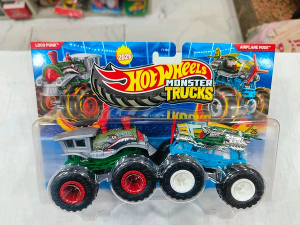 LOCO PUNK | AIRPLANE MODE | HOT WHEELS MONSTER TRUCKS 1:64 SCALE | FYJ64