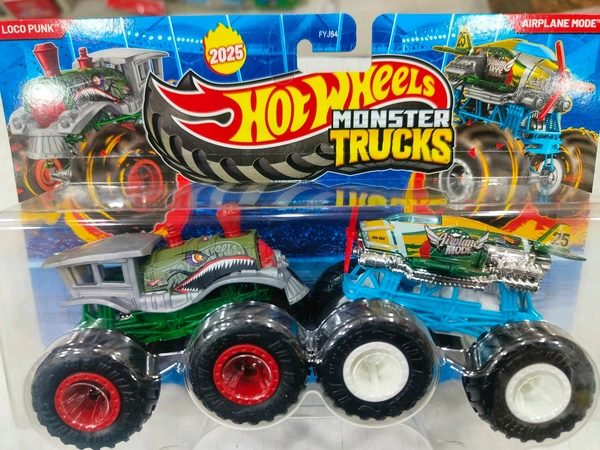LOCO PUNK | AIRPLANE MODE | HOT WHEELS MONSTER TRUCKS 1:64 SCALE | FYJ64