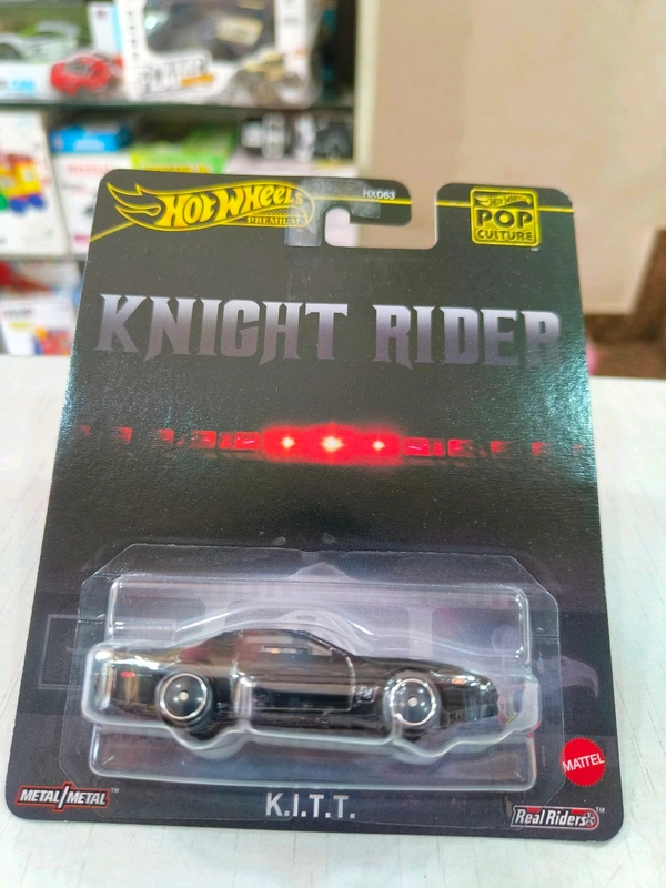 HOT WHEELS Hotwheels Premium | K.I.T.T | KNIGHT RIDER | IMPORTED | REAL RIDERS | Pop culture | HXD63