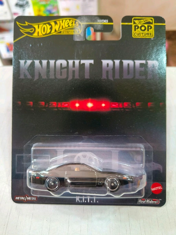 HOT WHEELS Hotwheels Premium | K.I.T.T | KNIGHT RIDER | IMPORTED | REAL RIDERS | Pop culture | HXD63