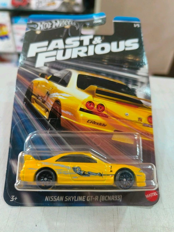 HOT WHEELS Hotwheels | NISSAN SKYLINE GT-R (BCNR33) | FAST & FURIOUS | IMPORTED | HNR88