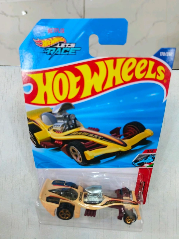 HOT WHEELS Hotwheels | MADFAST | Yellow/Maroon | Track Aces | IMPORTED | H CASE
