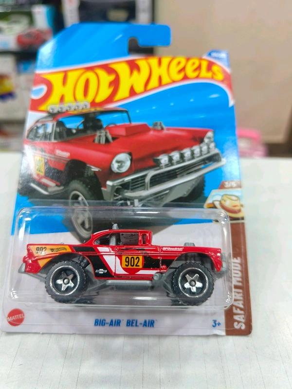 HOT WHEELS Hotwheels | BIG-AIR BEL-AIR | SAFARI MODE | RED | IMPORTED | H CASE | 155/250