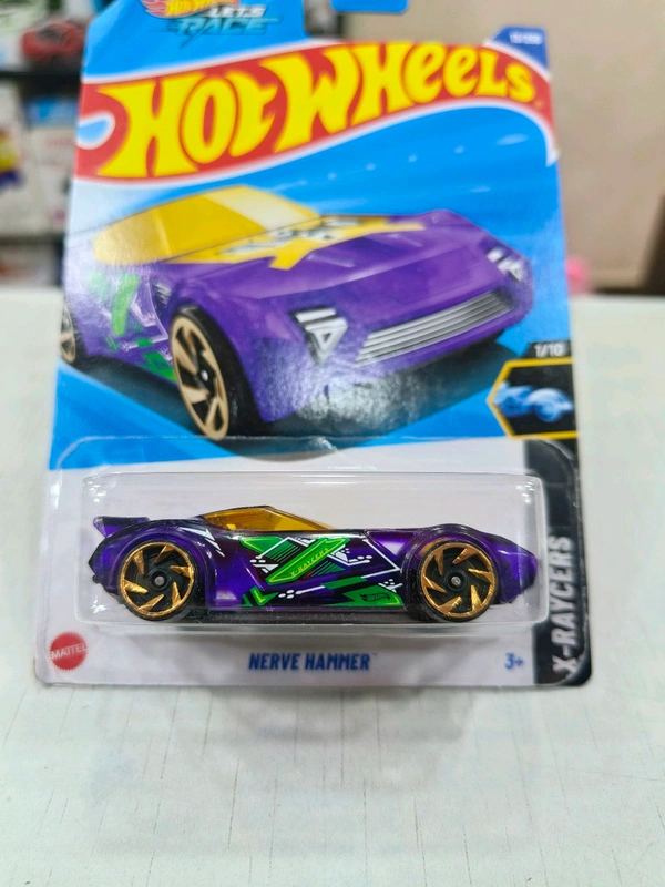 HOT WHEELS Hotwheels | NERVE HAMMER | X-Raycers | Purple | IMPORTED | H CASE | 13/250