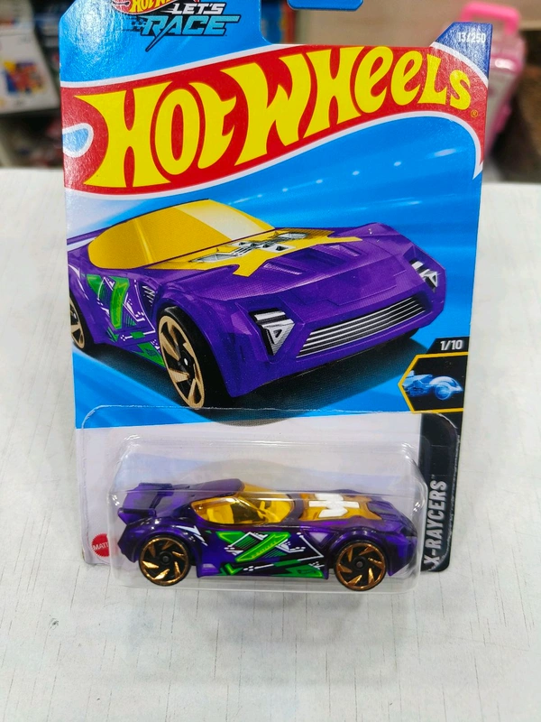 HOT WHEELS Hotwheels | NERVE HAMMER | X-Raycers | Purple | IMPORTED | H CASE | 13/250