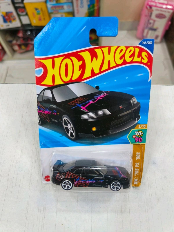 HOT WHEELS Hotwheels | NISSAN SKYLINE GT-R (BCNR33) | HW ‘70s Vs. ‘90s | BLACK | IMPORTED | H CASE | 144/250