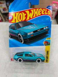 HOT WHEELS Hotwheels | DMC DELOREAN | HW Art Cars | Aqua | IMPORTED | H CASE | 36/250