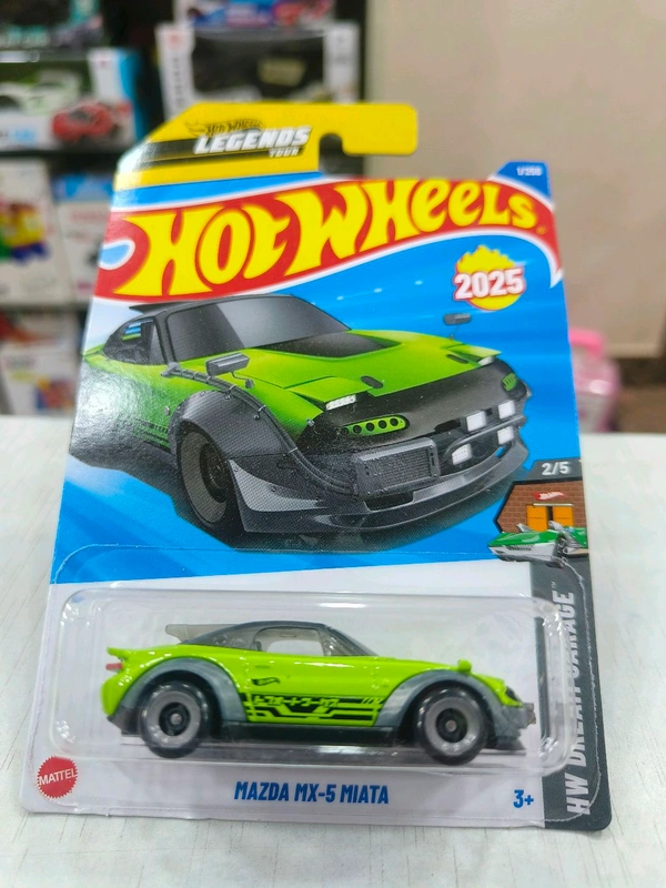 HOT WHEELS Hotwheels | MAZDA MX-5 MIATA  | HW Dream Garage | Apple Green | IMPORTED | H CASE | 1/250