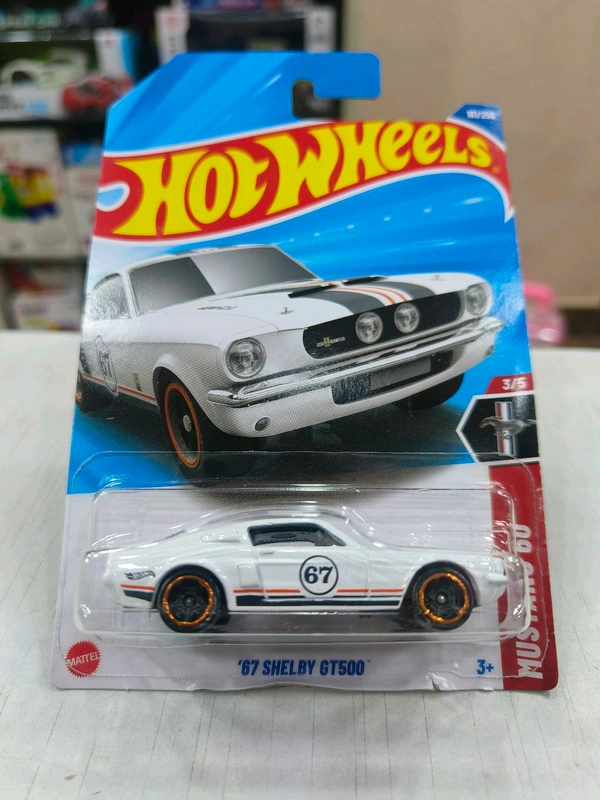 HOT WHEELS Hotwheels | ‘67 SHELBY GT500 | Mustang 60 | WHITE | IMPORTED | H CASE | 161/250
