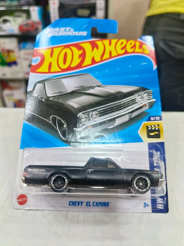 HOT WHEELS Hotwheels | CHEVY EL CAMINO | HW Screen Time | BLACK | IMPORTED | H CASE | 147/250