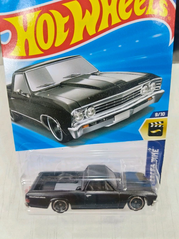 HOT WHEELS Hotwheels | CHEVY EL CAMINO | HW Screen Time | BLACK | IMPORTED | H CASE | 147/250
