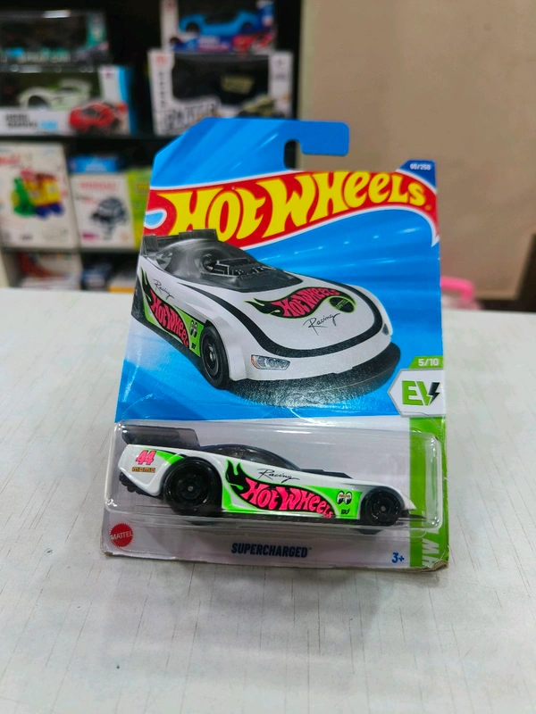 HOT WHEELS Hotwheels | SUPERCHARGED | HW EV | WHITE | IMPORTED | H CASE | 60/250