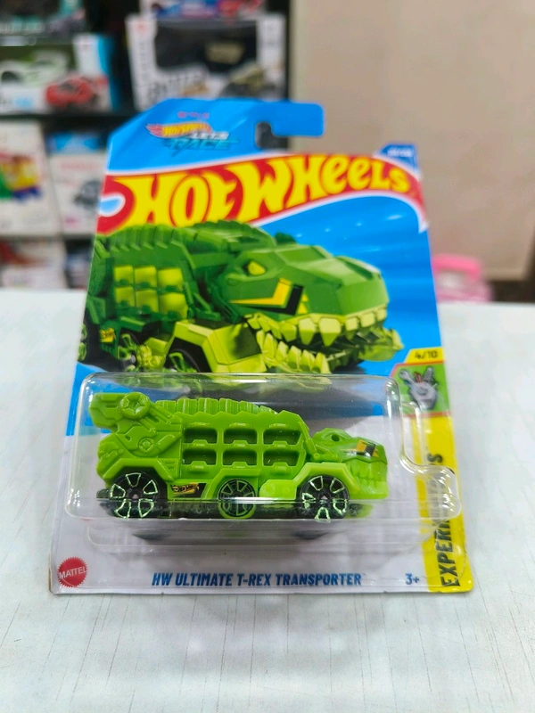 HOT WHEELS Hotwheels | HW ULTIMATE T-REX TRANSPORTER | Experimotors | GREEN | IMPORTED | H CASE | 156/250
