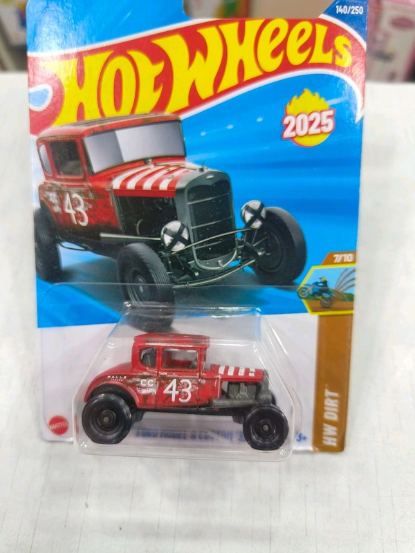 HOT WHEELS Hotwheels | FORD MODEL A CUSTOM ‘31 | HW Dirt | RED | IMPORTED | H CASE | 140/250