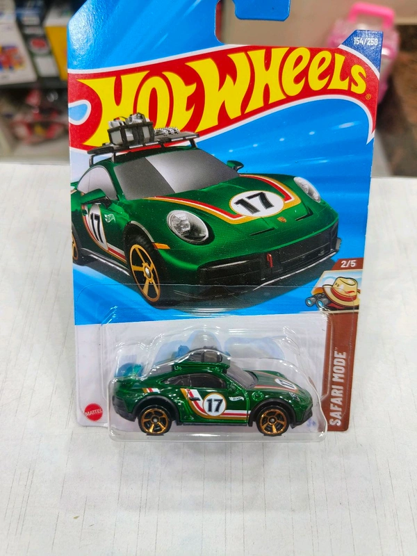 HOT WHEELS Hotwheels | PORSCHE 911 RALLEYE | Safari Mode | GREEN | IMPORTED | H CASE | 154/250