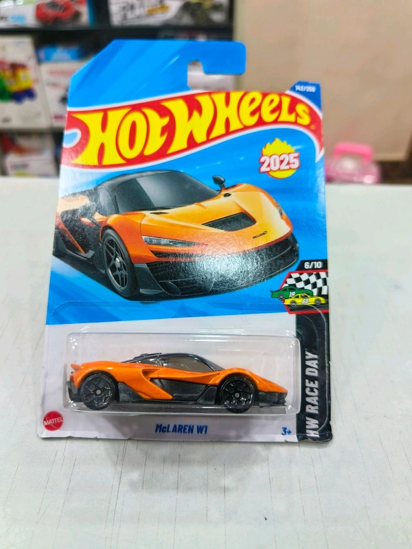 HOT WHEELS Hotwheels | MCLAREN W1 | HW Race Day | Orange | IMPORTED | H CASE | 142/250