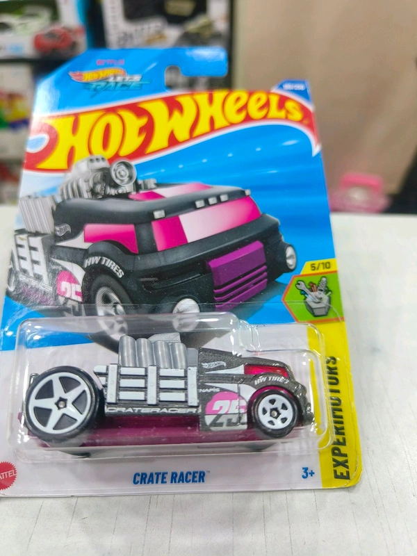 HOT WHEELS Hotwheels | CRATE RACER  | Experimotors | BLACK | IMPORTED | H CASE | 160/250